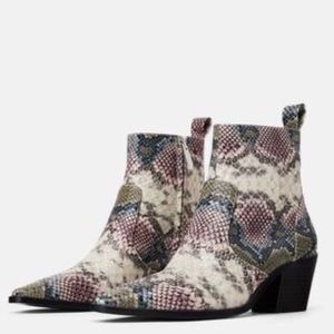 Snakeskin boots